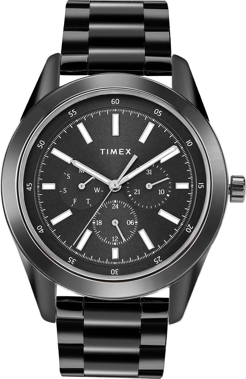TIMEX Multi Function Black Dial Analog Watch for Men - Image 2