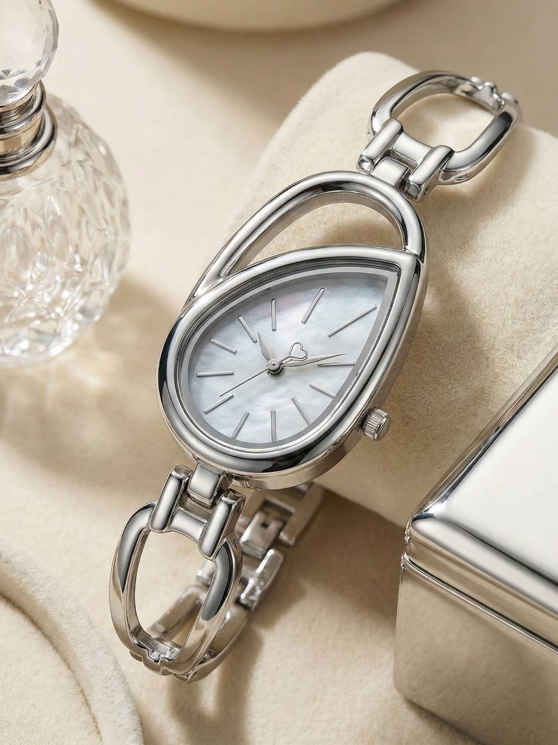 Lucifer DRW42 Silver Mother of Pearl Dial Women's Watch - Image 1