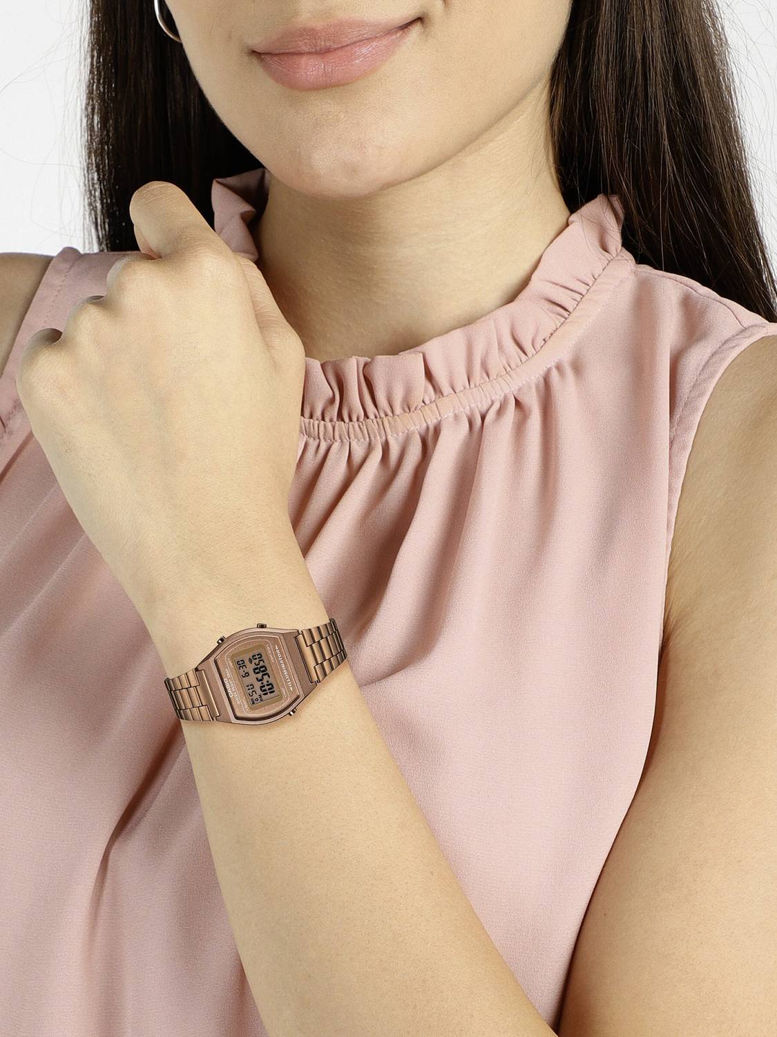 CASIO B640WC-5ADF Rose Gold Digital Watch - Image 2