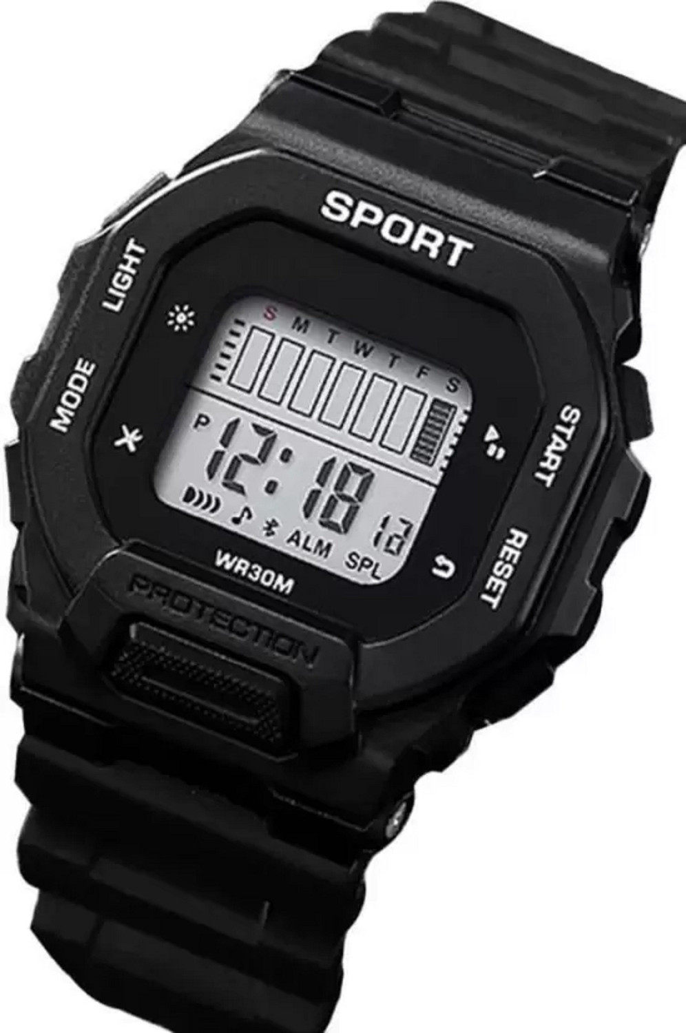 Image of Florida Silicone Strap Hybrid Multi Function Working Premium Quality Digital Watch - For Men