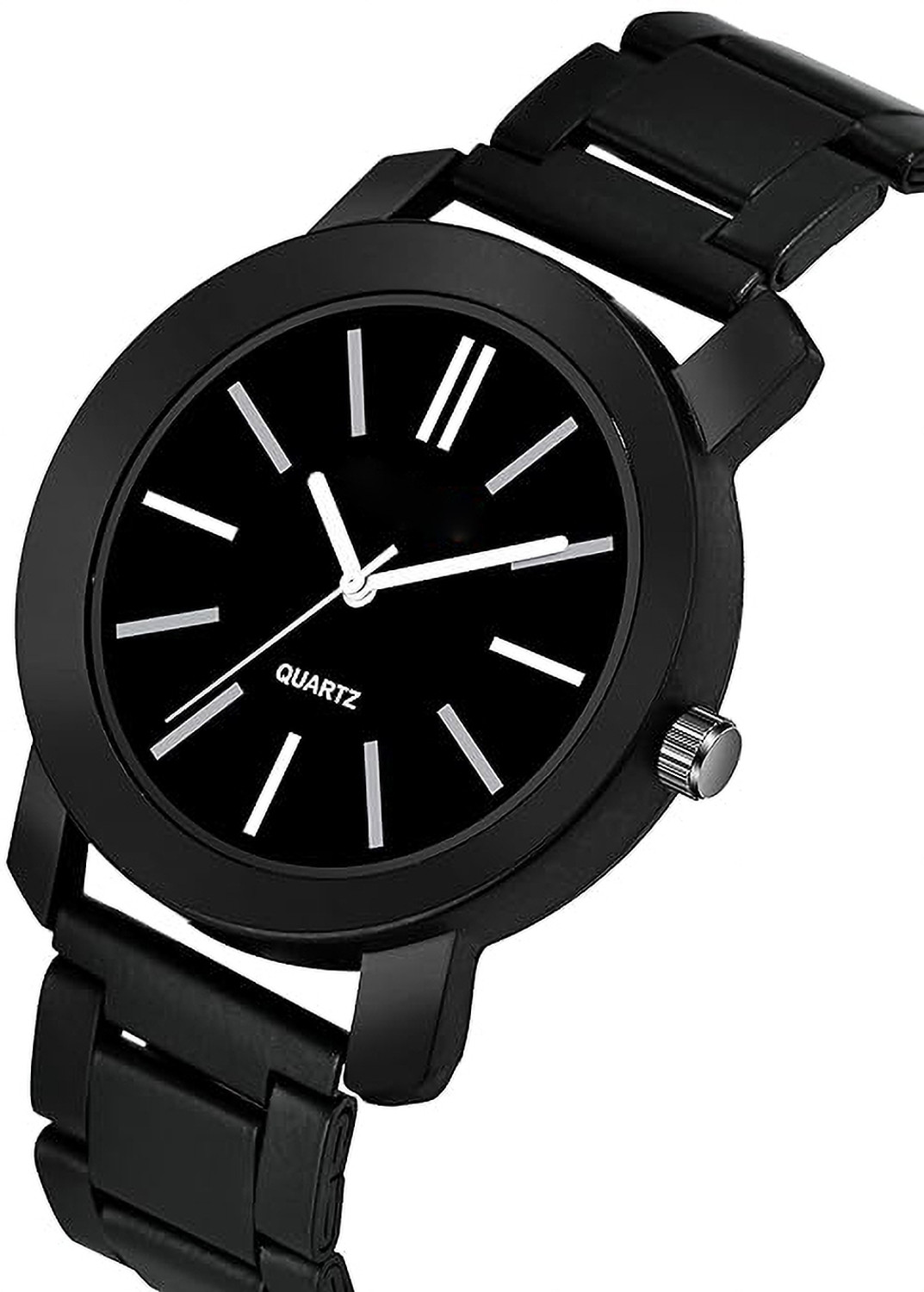 Image of casera Black Chian pendo Black Case Designers Wrist Watches For Boy And Men Analog Watch - For Men