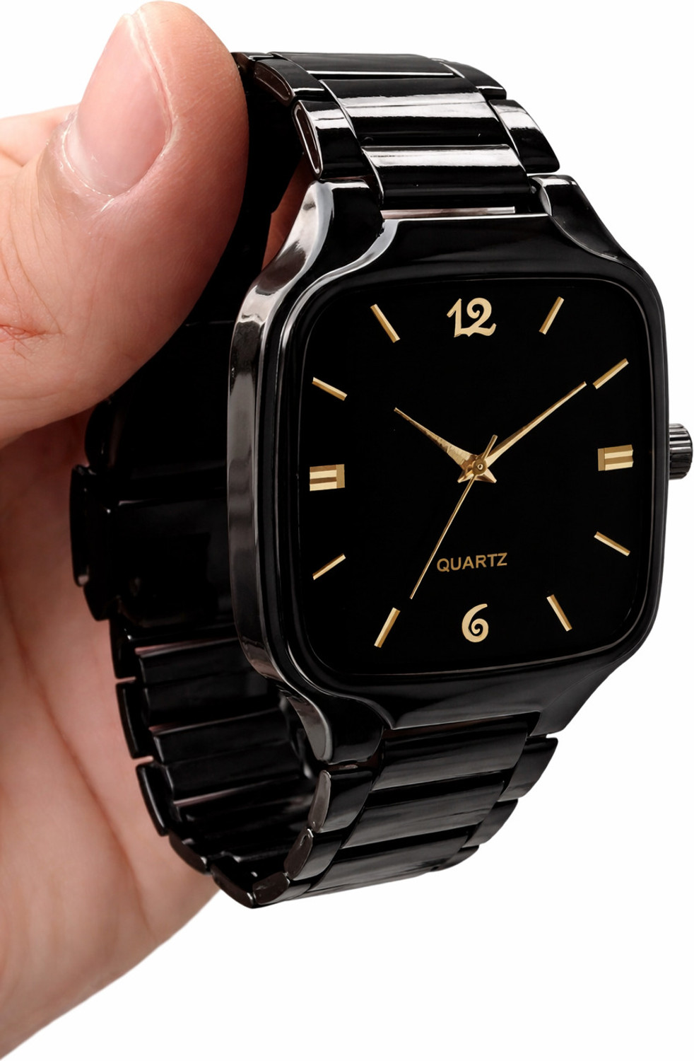 Image of QUARTS Quartz-black-04 Quartz-black-04 Analog Watch - For Men & Women