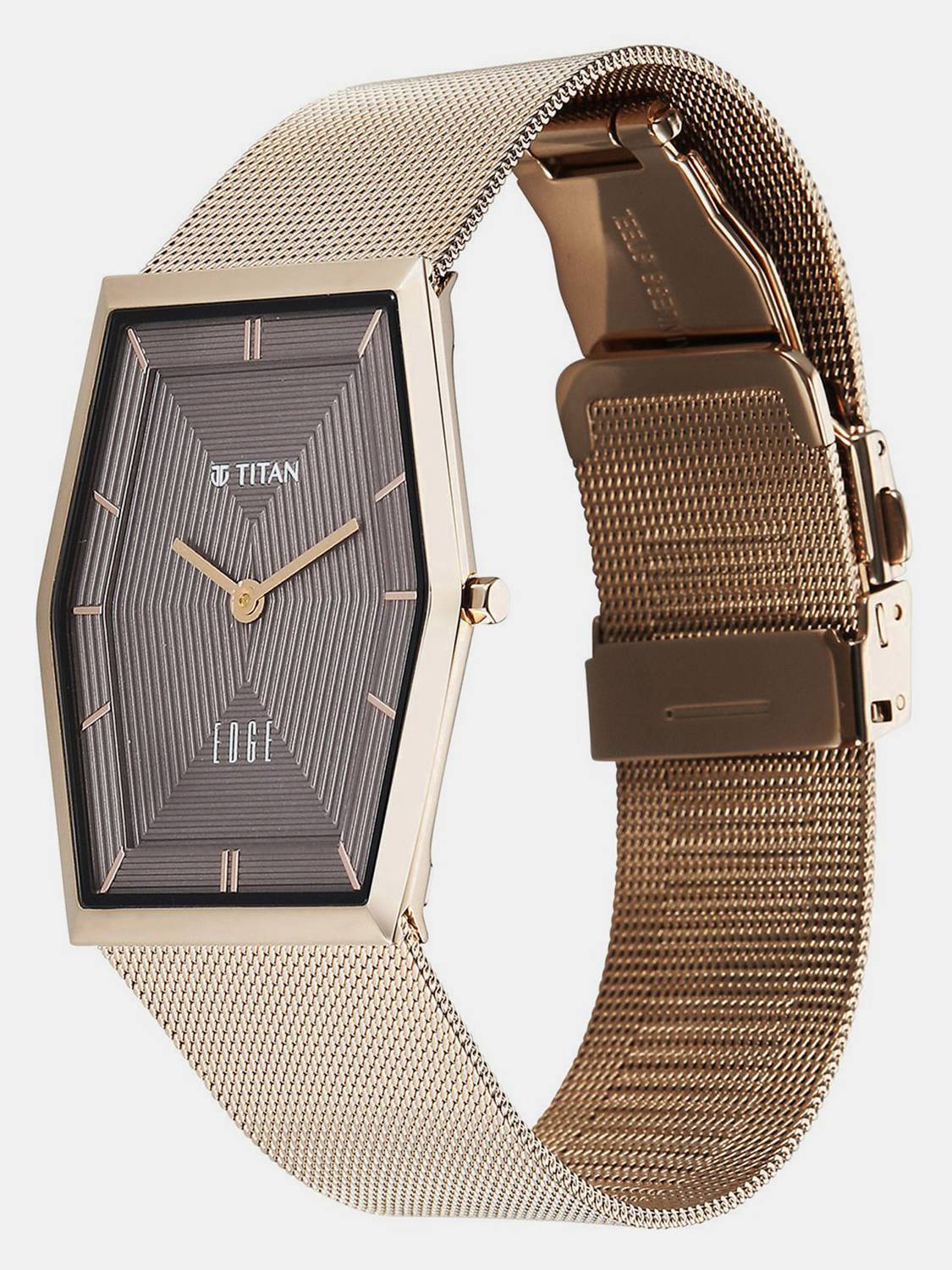 Titan Edge Whimsey Titan Edge Whimsey Quartz Brown Dial Rose Gold