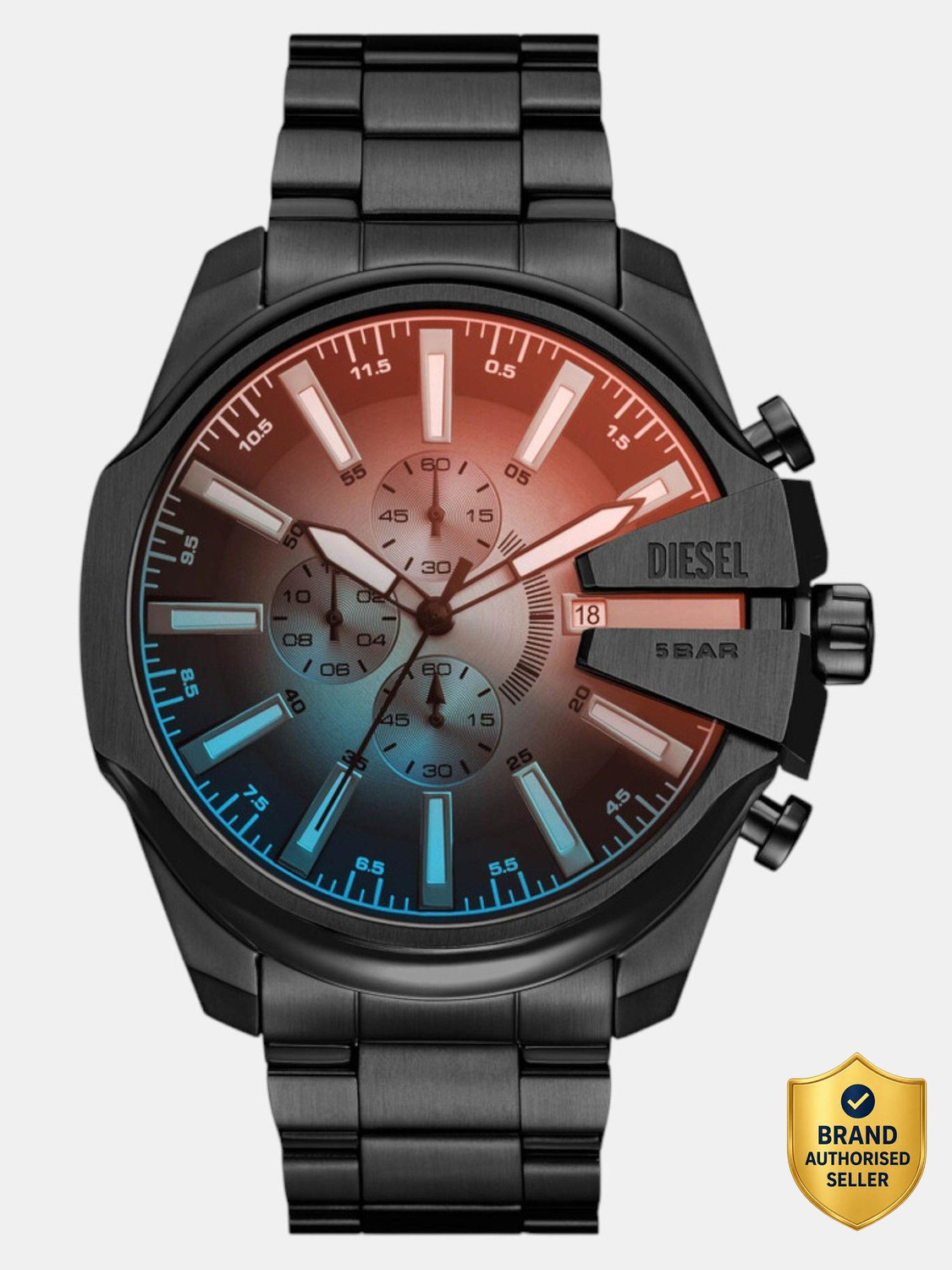 Image of DIESEL Mega Chief Slim Mega Chief Slim Analog Watch - For Men