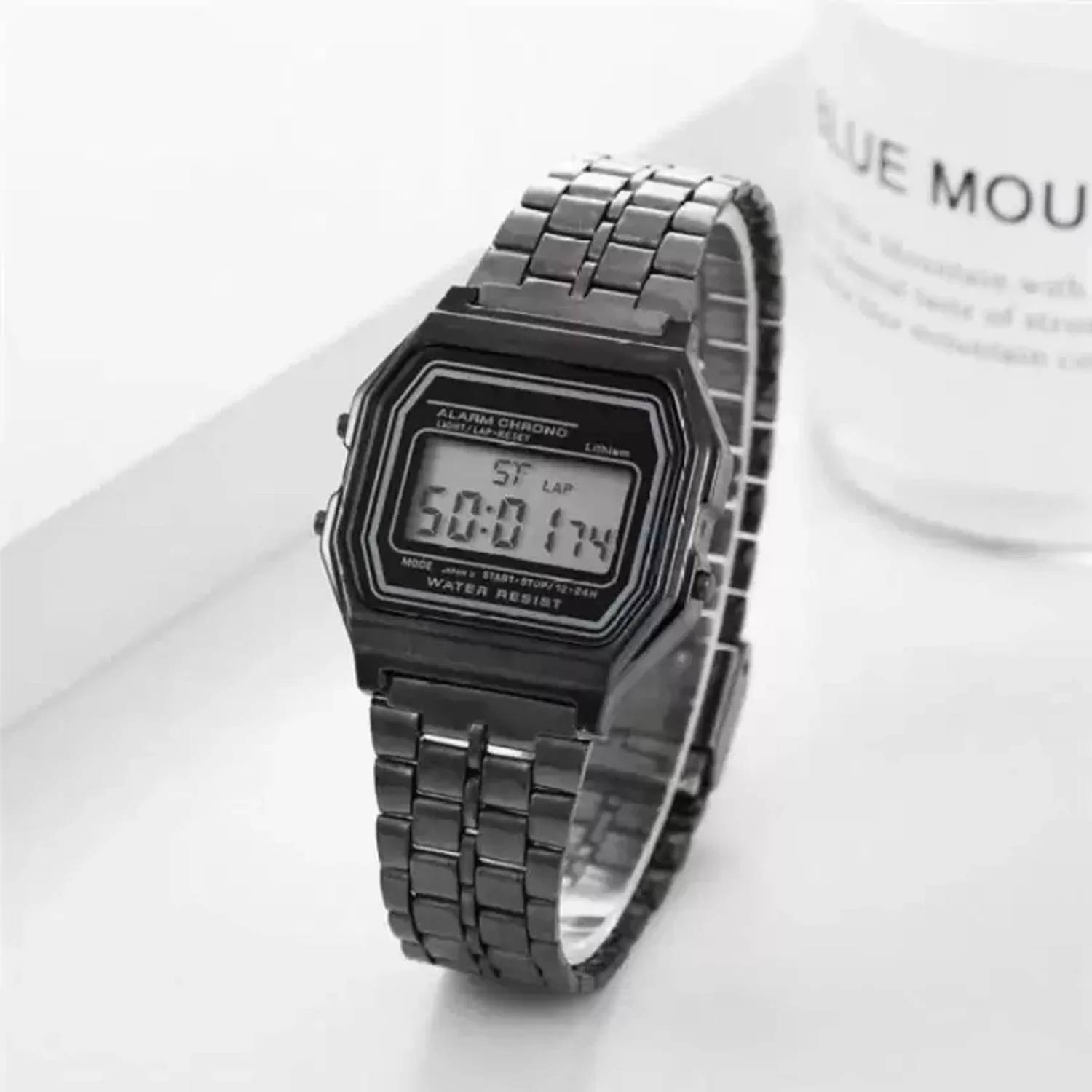 LIVOMART Retro Digital Watch Gold - Image 1