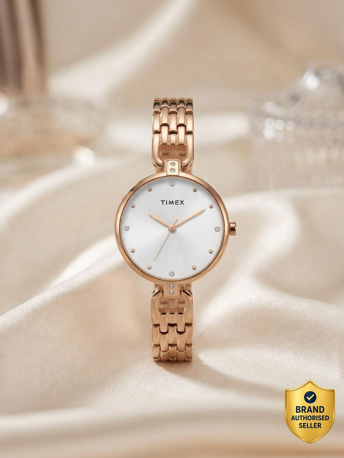 Image of TIMEX Silver Dial Analog Watch - For Women