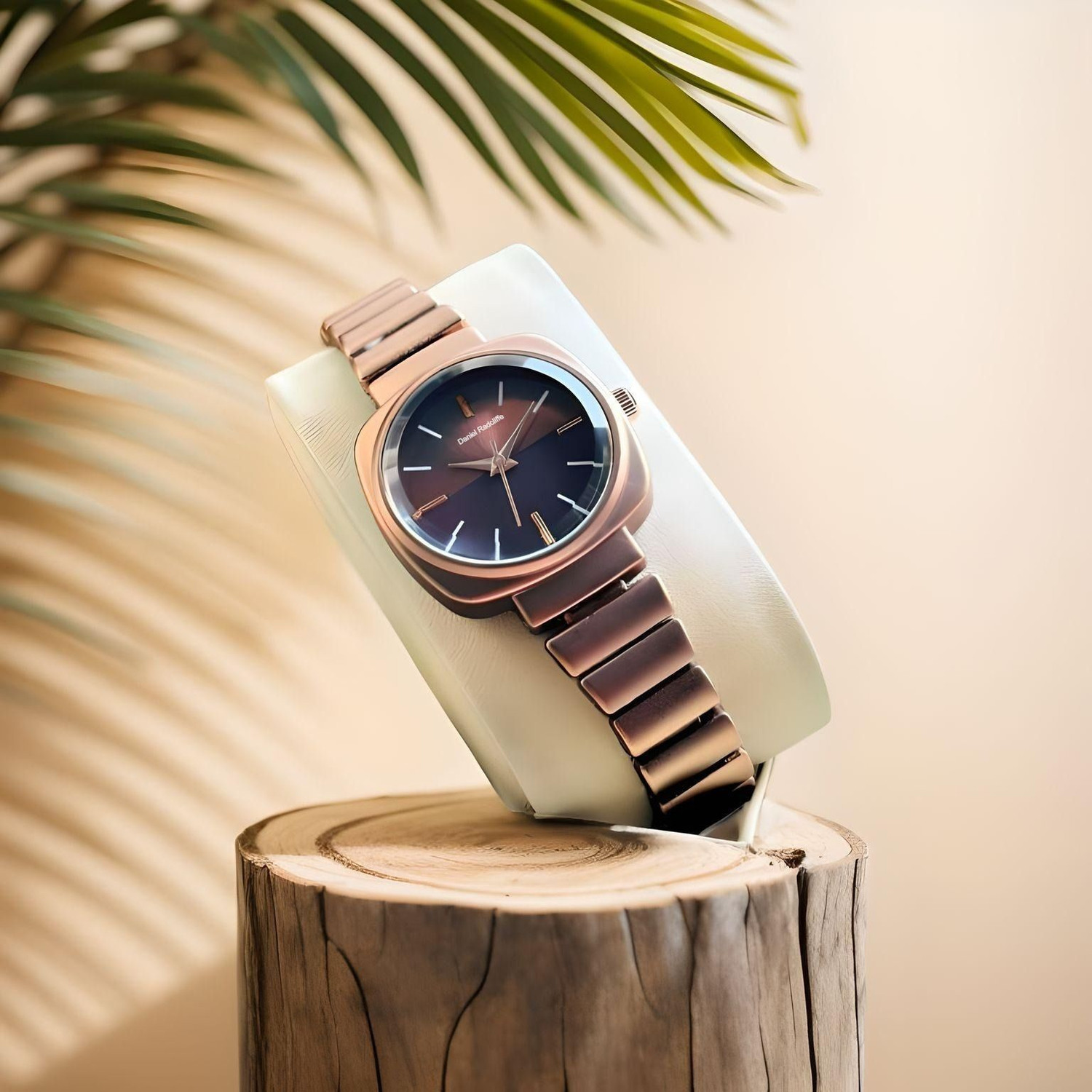 Image of Rizino BROWN = DRW004 Stylish Goregous Classy Lattest Fashion Wrist Watch for women Analog Women's Watch Stainless Steel Brown Dial Wrist Watches for Women Analog Watch - For Women