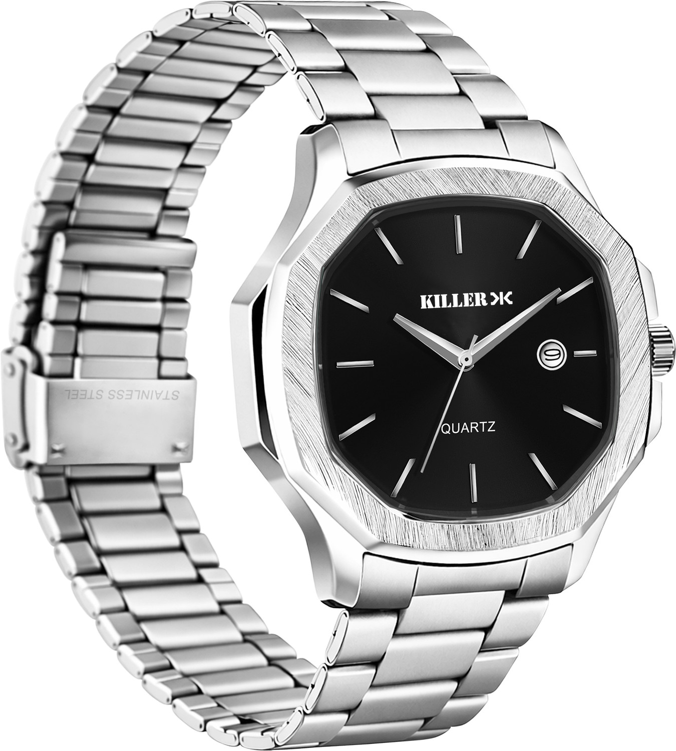 Image of KILLER UNISEX Date Function Working Free Size Adjutable Chain Lock Premium Quality UNISEX Date Function Working Free Size Adjutable Chain Lock Premium Quality Analog Watch - For Men
