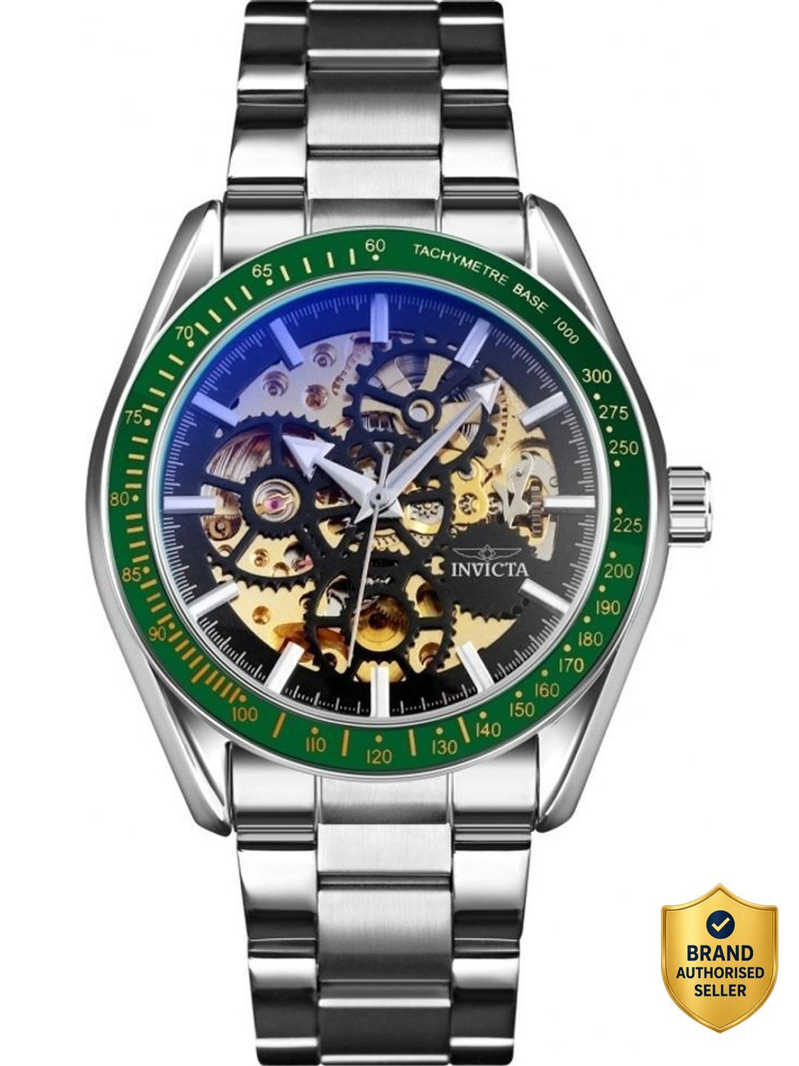 Image of INVICTA 69452 Objet D Art Automatic Black Dial Analog Watch - For Men