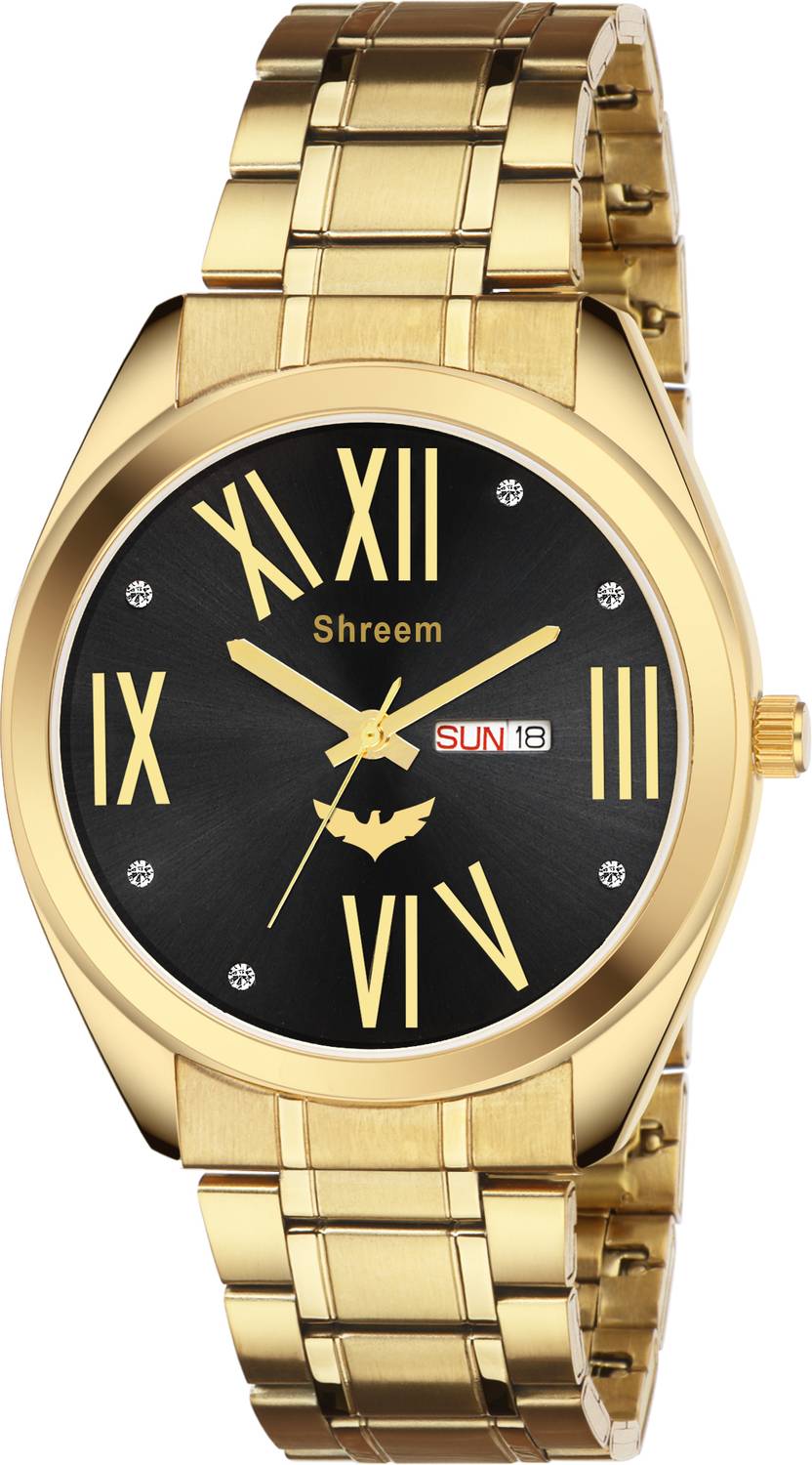 Anchabhi BLACKGOLDENMALEWATCH Anchabhi Analog Watch  - For Men