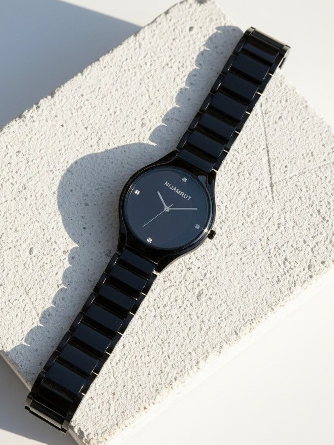 Image of NIJAMRUT AVM39 - FULL BLACK Analog Watch - For Men