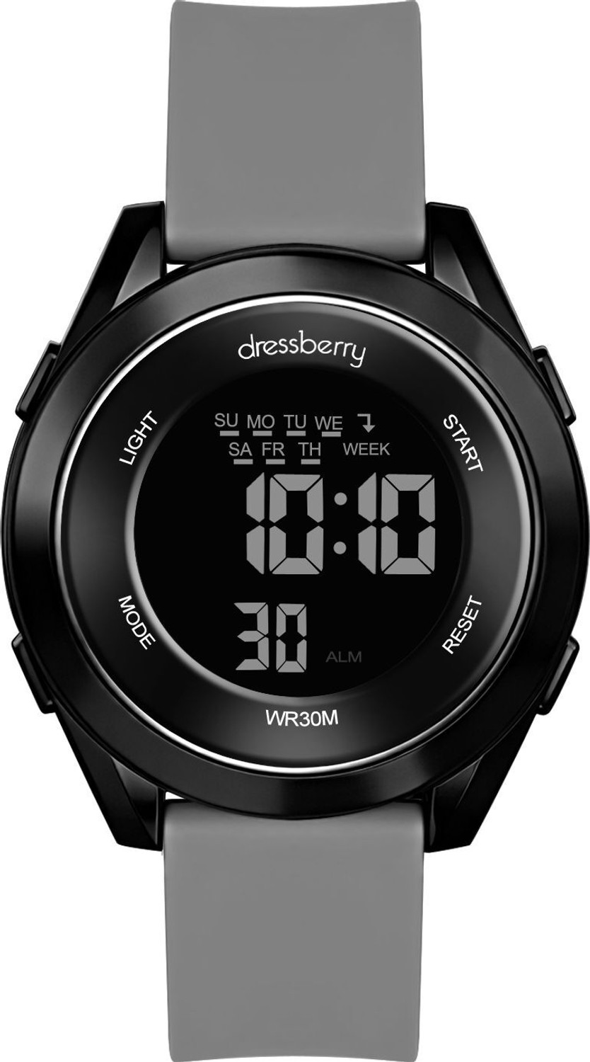 Image of Dressberry Multi-Function Sporty Digital Watch for Women with Silicone Strap Digital Watch - For Women
