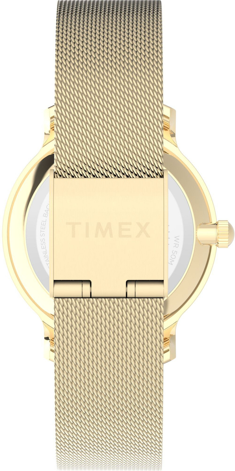 Image of TIMEX TW2W87300UJ Transcend Round 31mm Green Dial Analog Watch - For Women