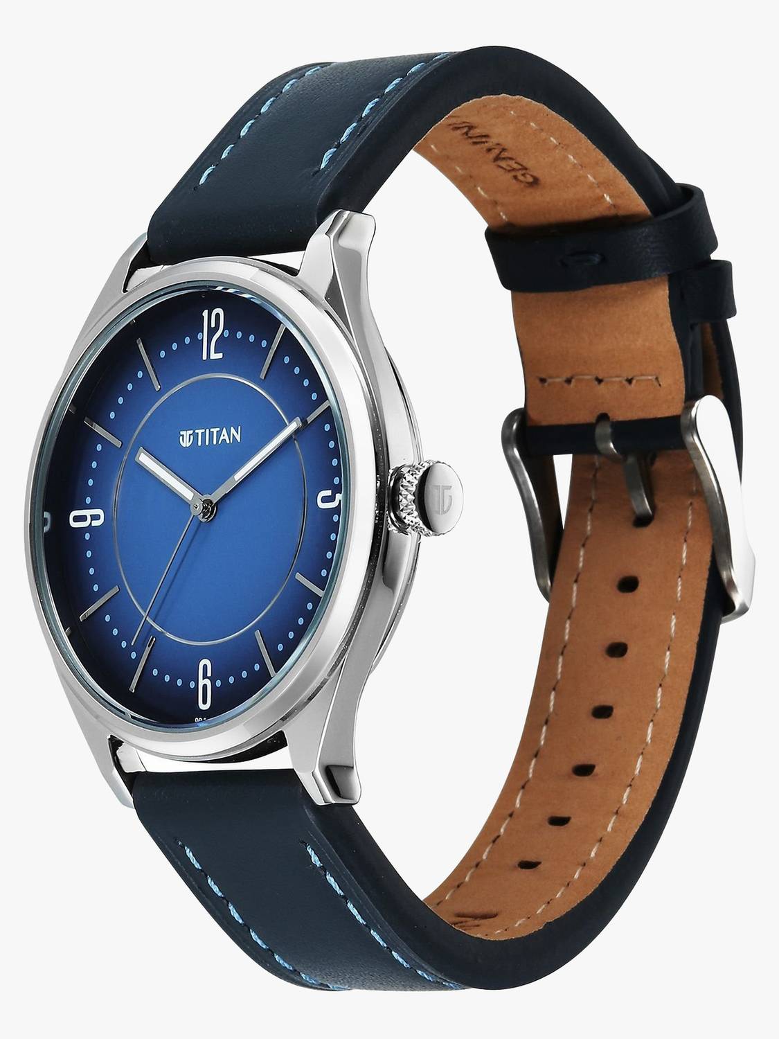 Titan Orologio da uomo Neo Analog Blue Dial - 1734KM03, Blu