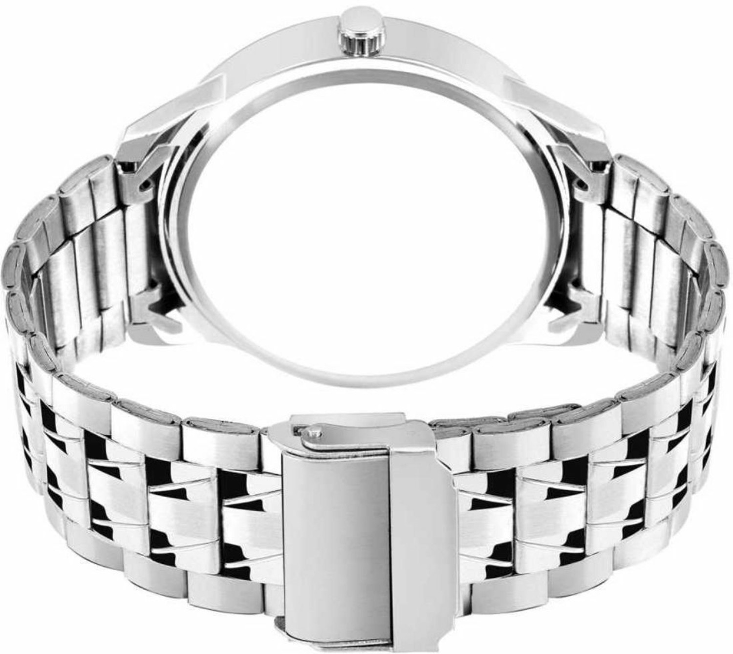 Image of Miss Perfect Analog Watch - For Men Blue Sports Design Adjustable Length Stainless Steel Chain Analog Watch