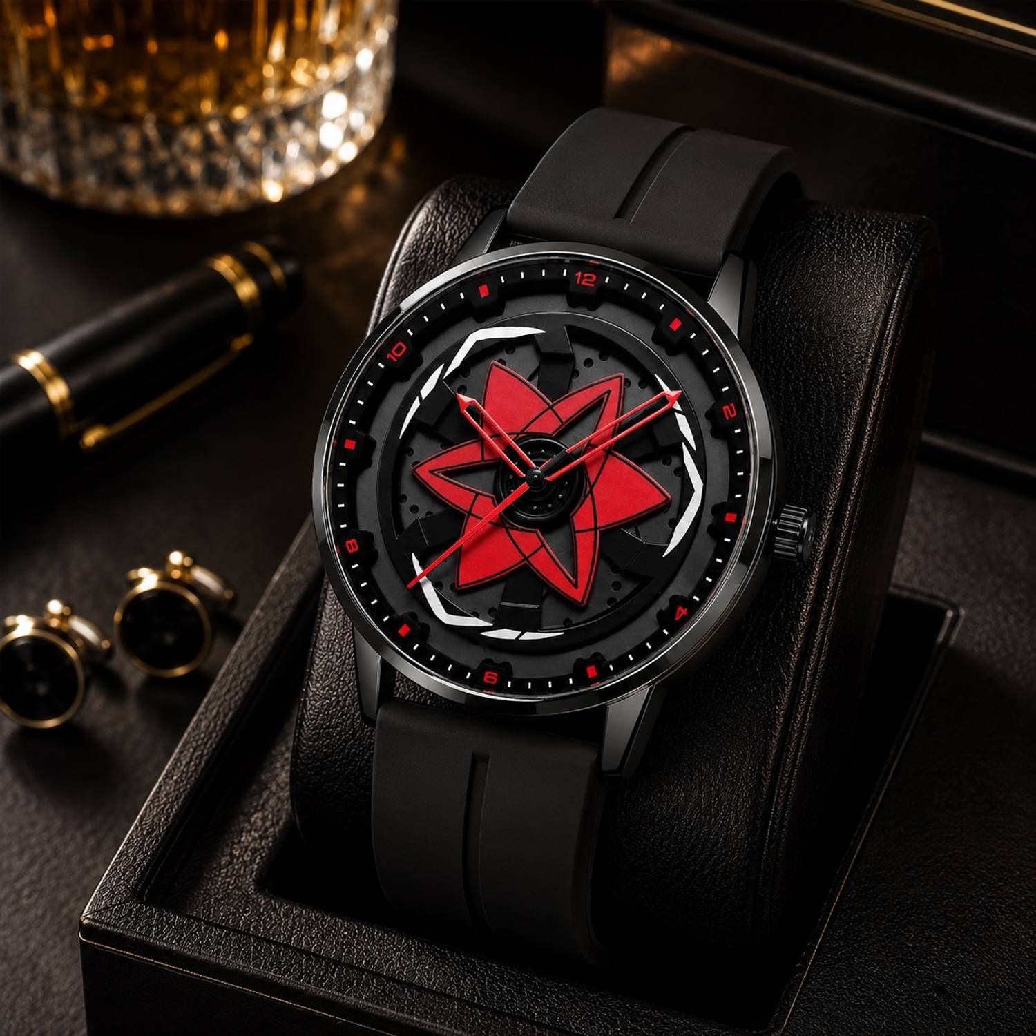 MIVAAN Silicon Wheel Analog Watch For Men - Image 2