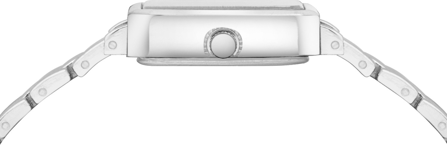 Image of LOUIS DEVIN LD-LS193-BLK-CH Silver Metal Bracelet Analog Watch - For Women