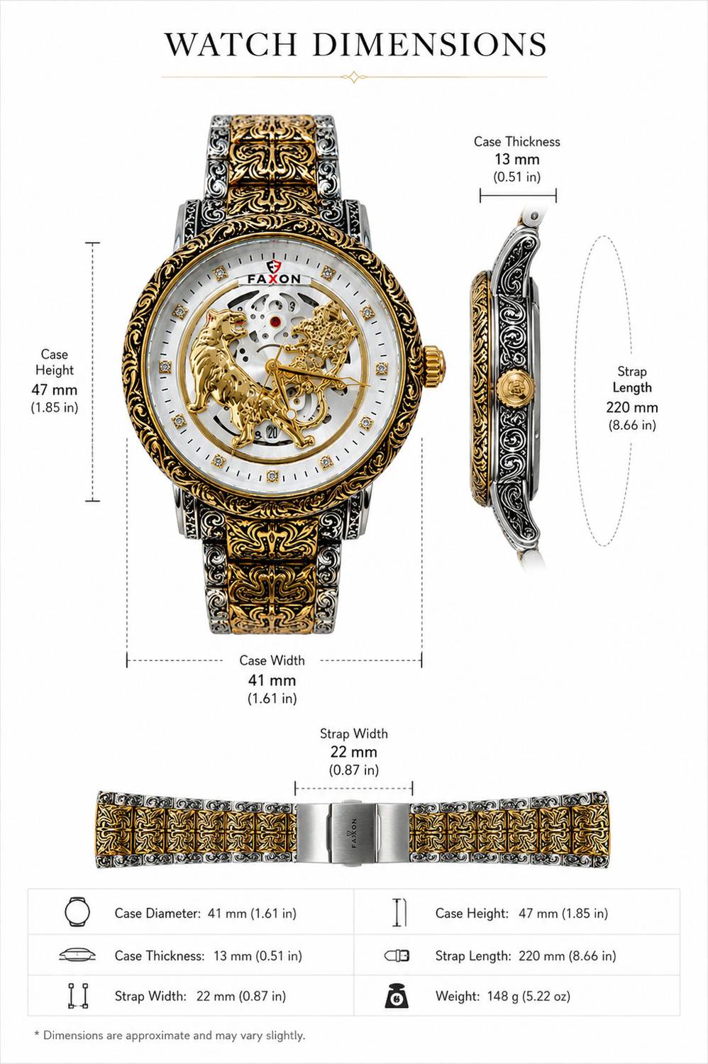 Insta Royal Predator Wolf & Lion Digital Watch - Image 4