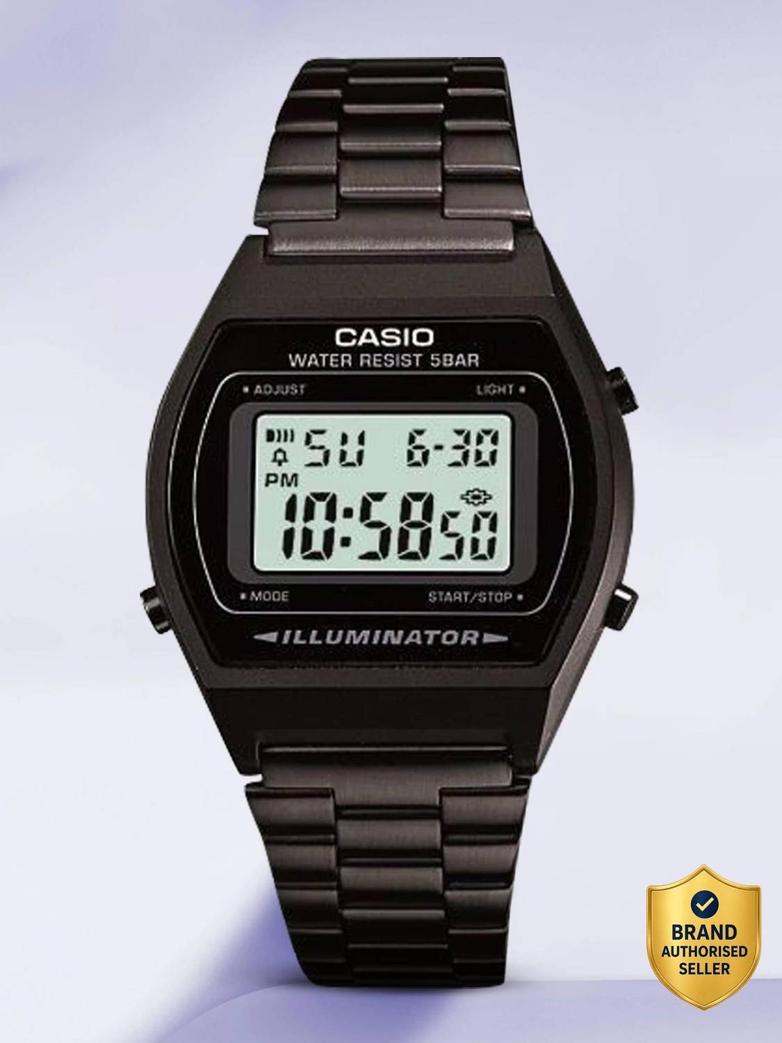 CASIO B640WB-1ADF Black Digital Watch - Image 1