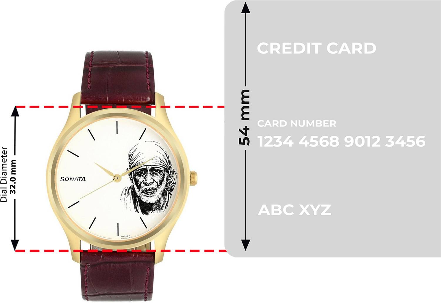 SONATA NN77082YL05W Sai Baba Analog Watch - For Men - Buy SONATA