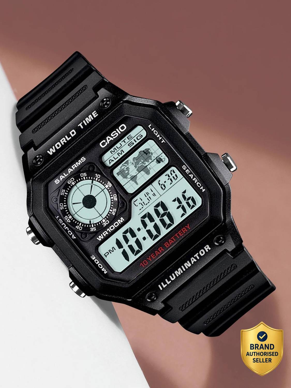 CASIO AE-1200WH-1AVDF Digital Watch - Men