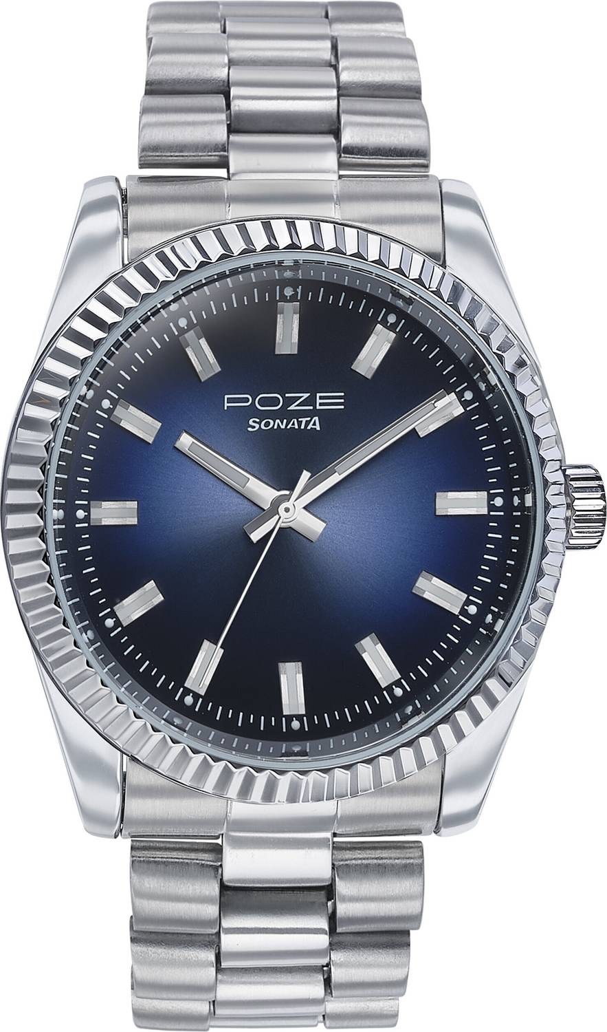 SONATA Poze Men's Metal Analog Watch - Image 2
