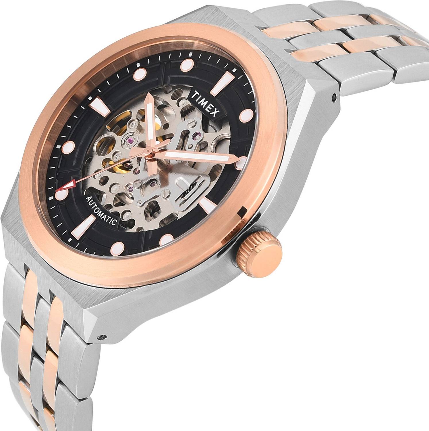 TIMEX Automatic Black Dial Men's Watch - Image 3