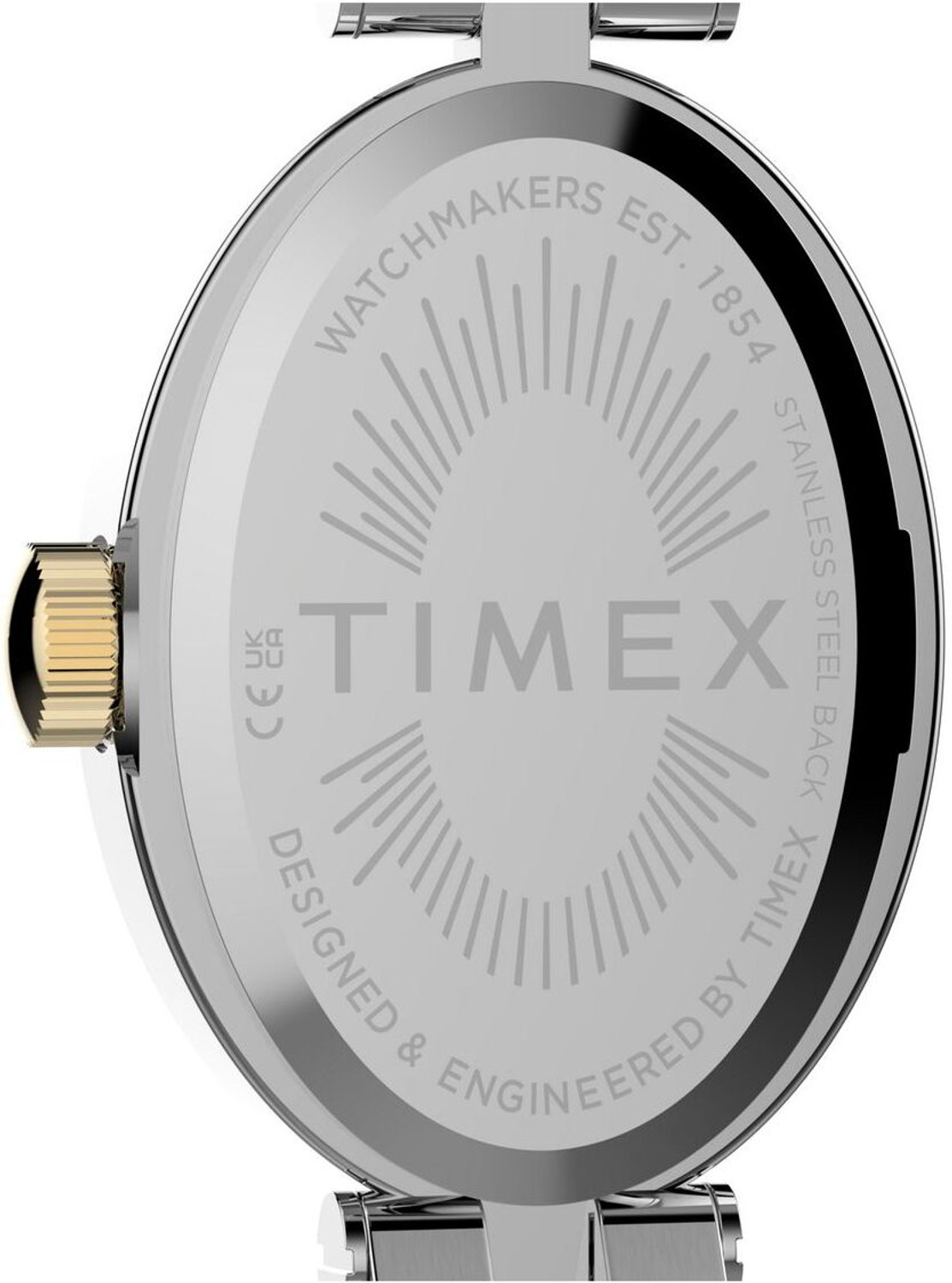 Image of TIMEX Silver Oval Dial Analog Watch - For Women TW2Y90200UJ