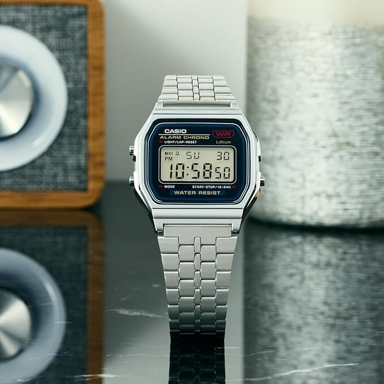 Image of Vkglobal Silver Digital Square Watch Digital Watch - For Men & Women
