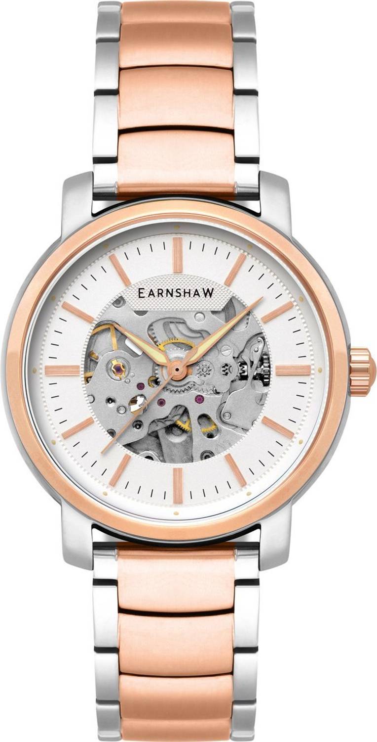 Earnshaw New Holland Skeleton Automatic Analog Watch - Image 2