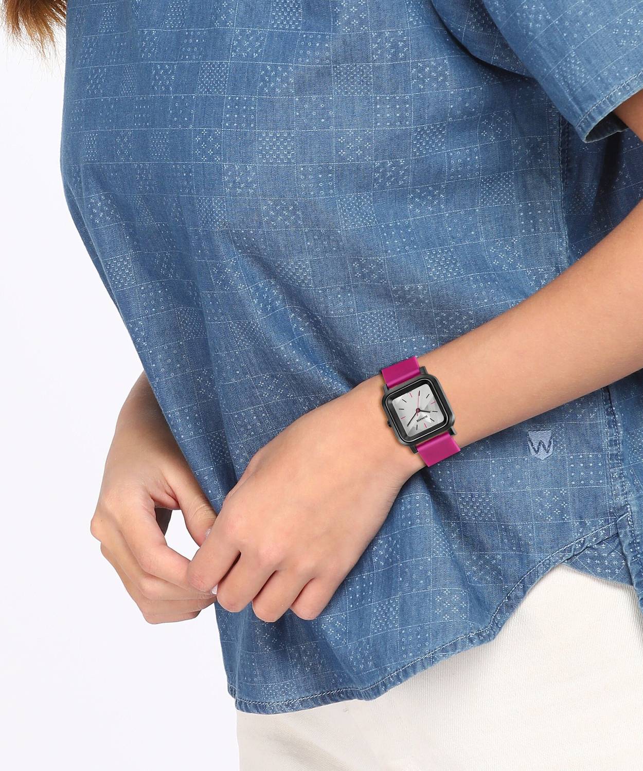SONATA 87037PP02W Pop Analog Watch - Women - Image 5