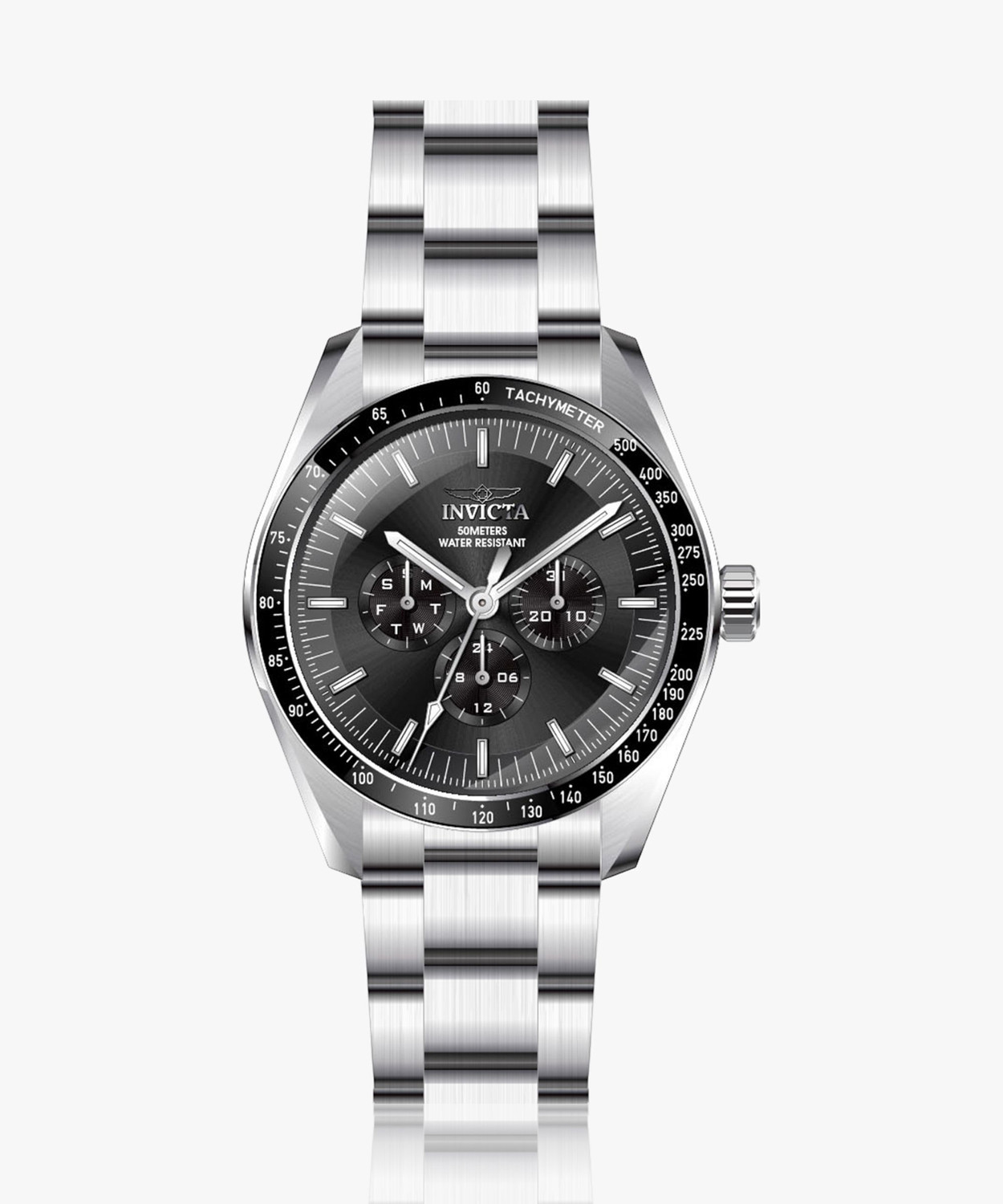 Image of INVICTA Specialty Quartz Black Dial Analog Watch - For Men 45967