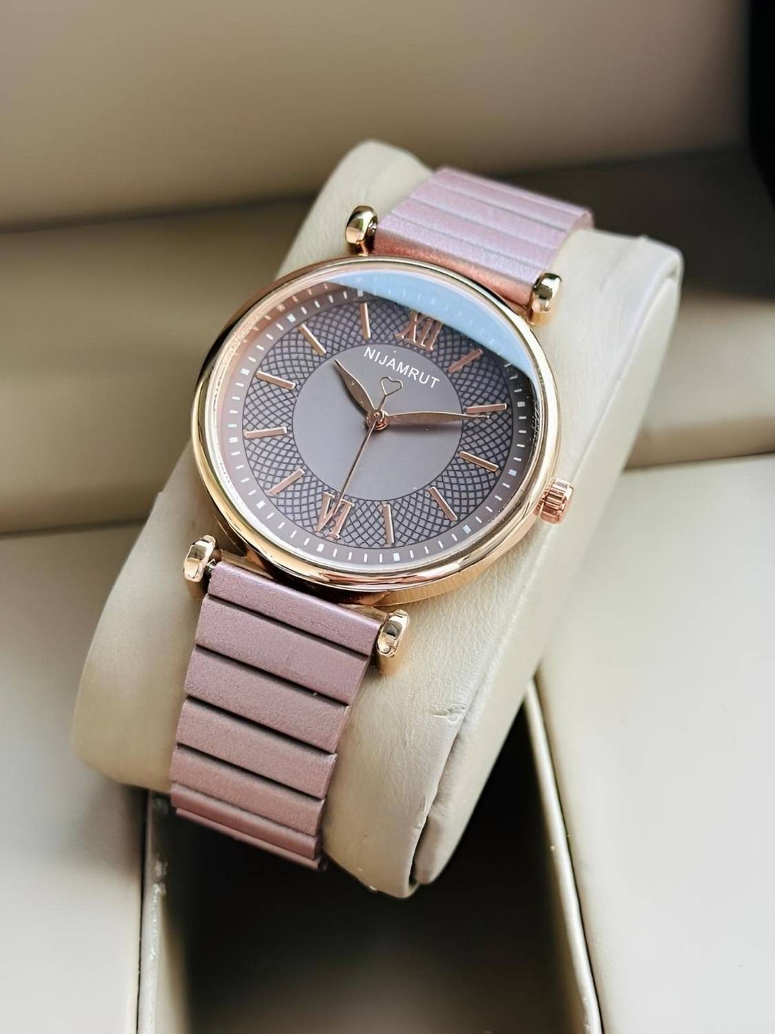 NIJAMRUT DRW38- PEACH 1 Women Watch Orange - Image 2