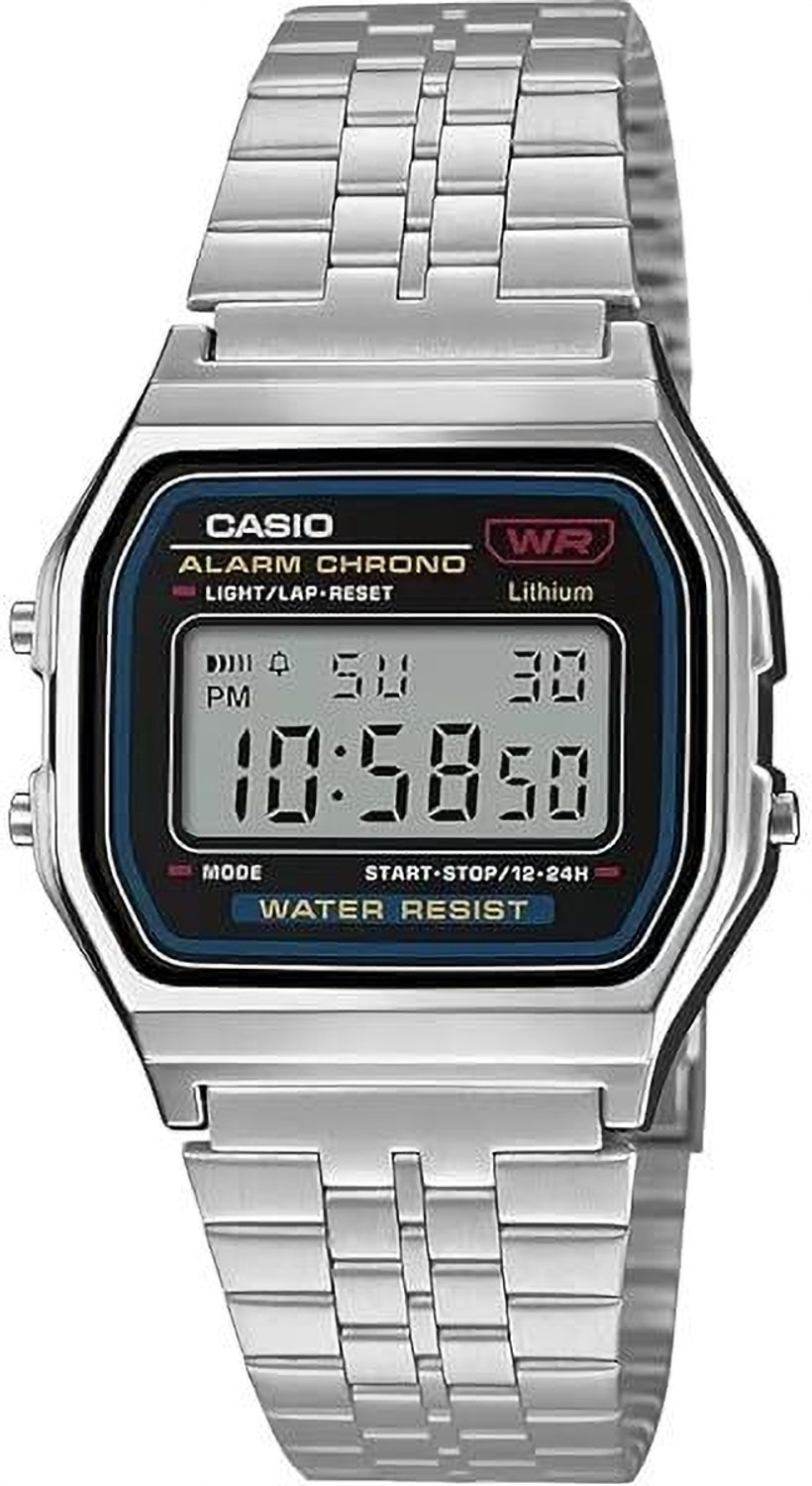 Image of Vkglobal Silver Digital Square Watch Digital Watch - For Men & Women