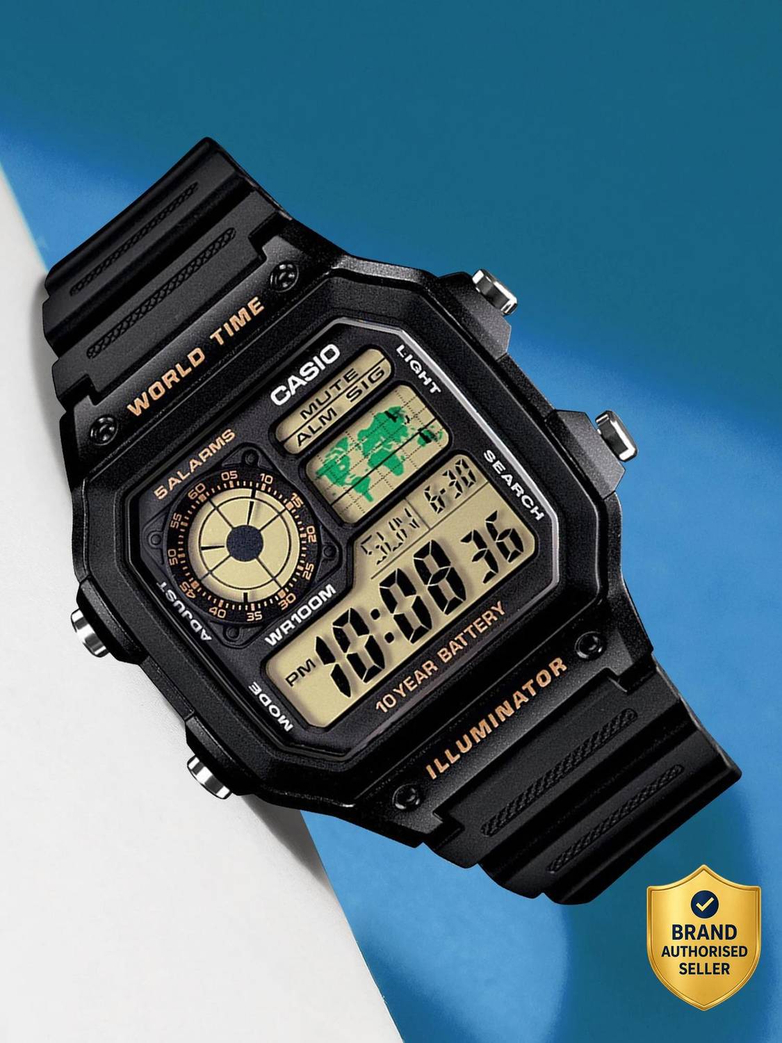 Casio AE-1200WH-1BVDF Digital Watch for Men