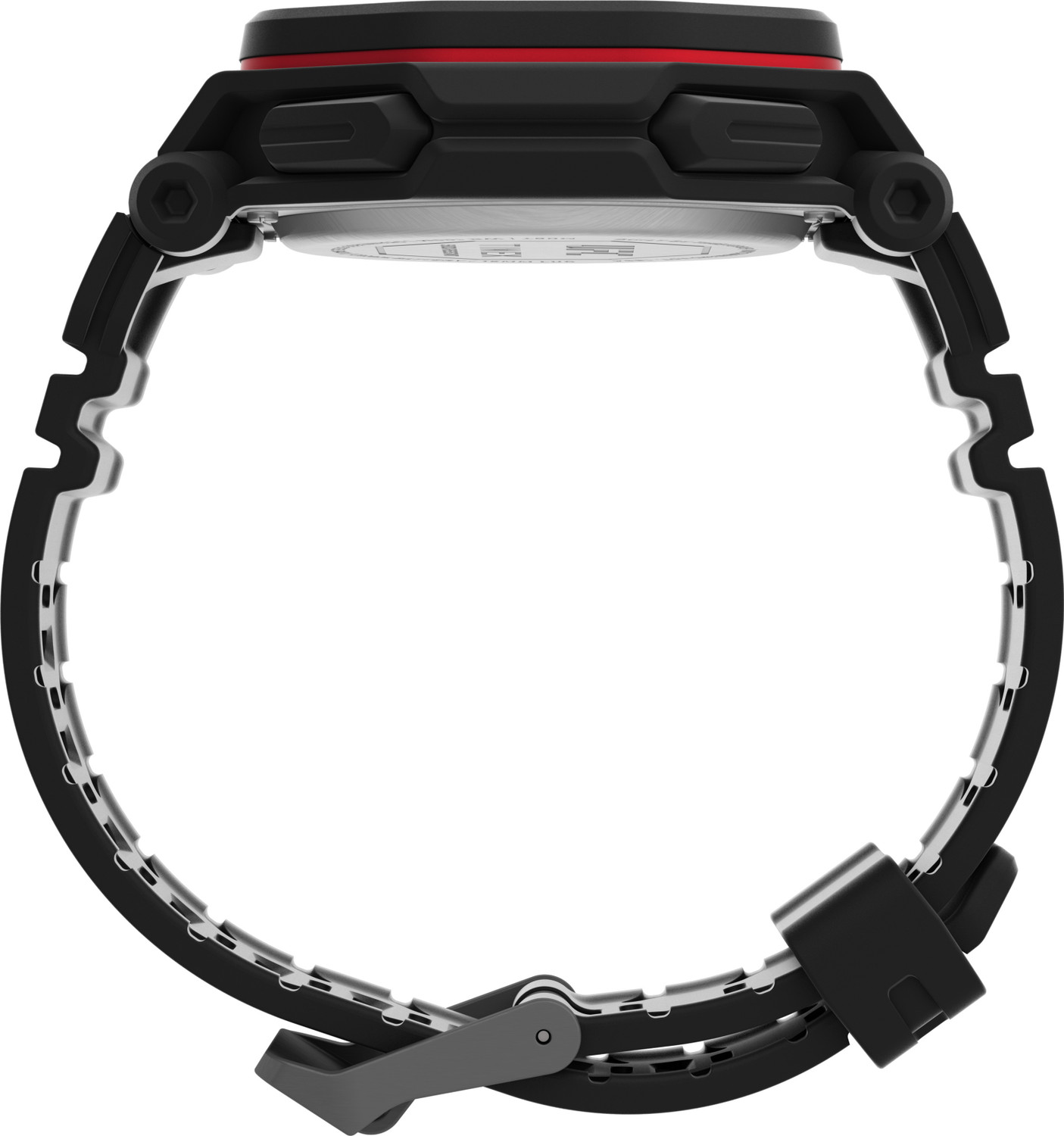 Image of TIMEX UFC Octagonal 45mm Black Dial Analog-Digital Watch - For Men