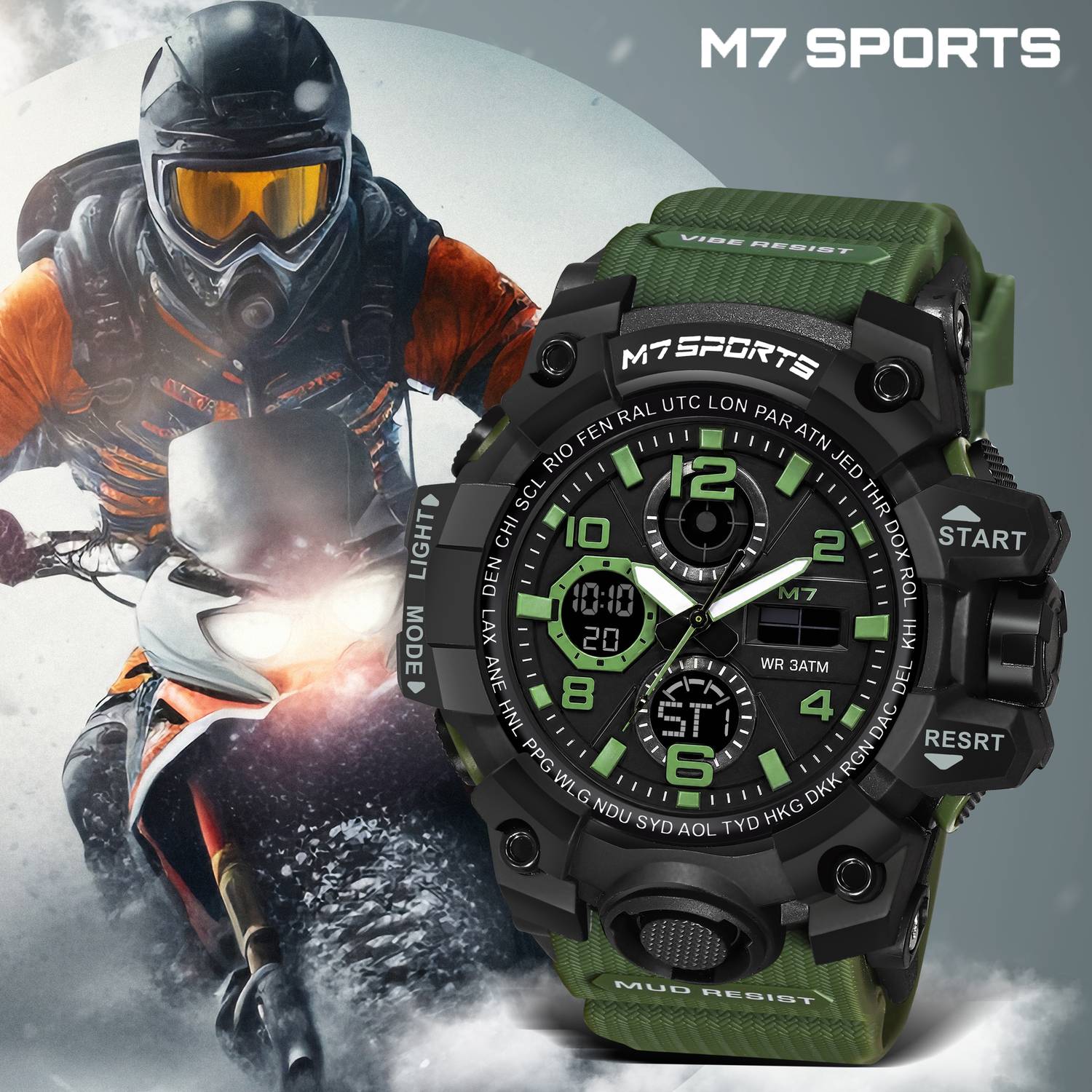 Metronaut M7-8029 Adventure Expedition Analog-Digital Watch - Image 5