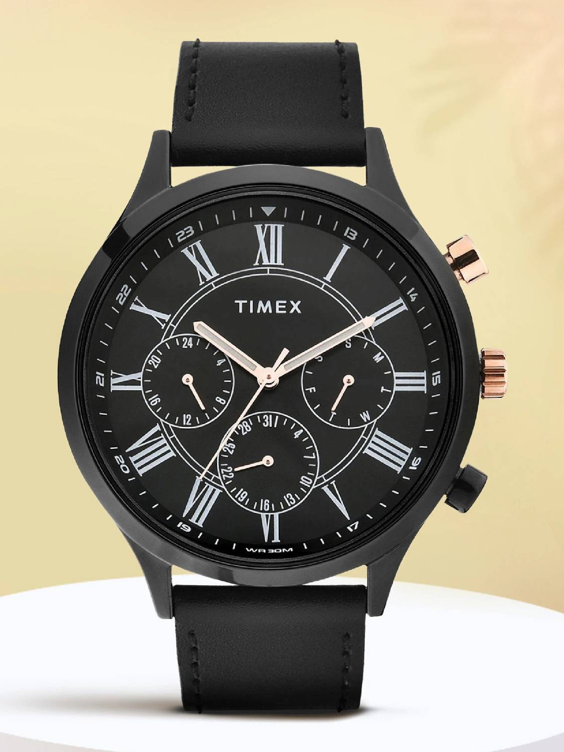 TIMEX Multi Function Black Dial Analog Watch - Image 2