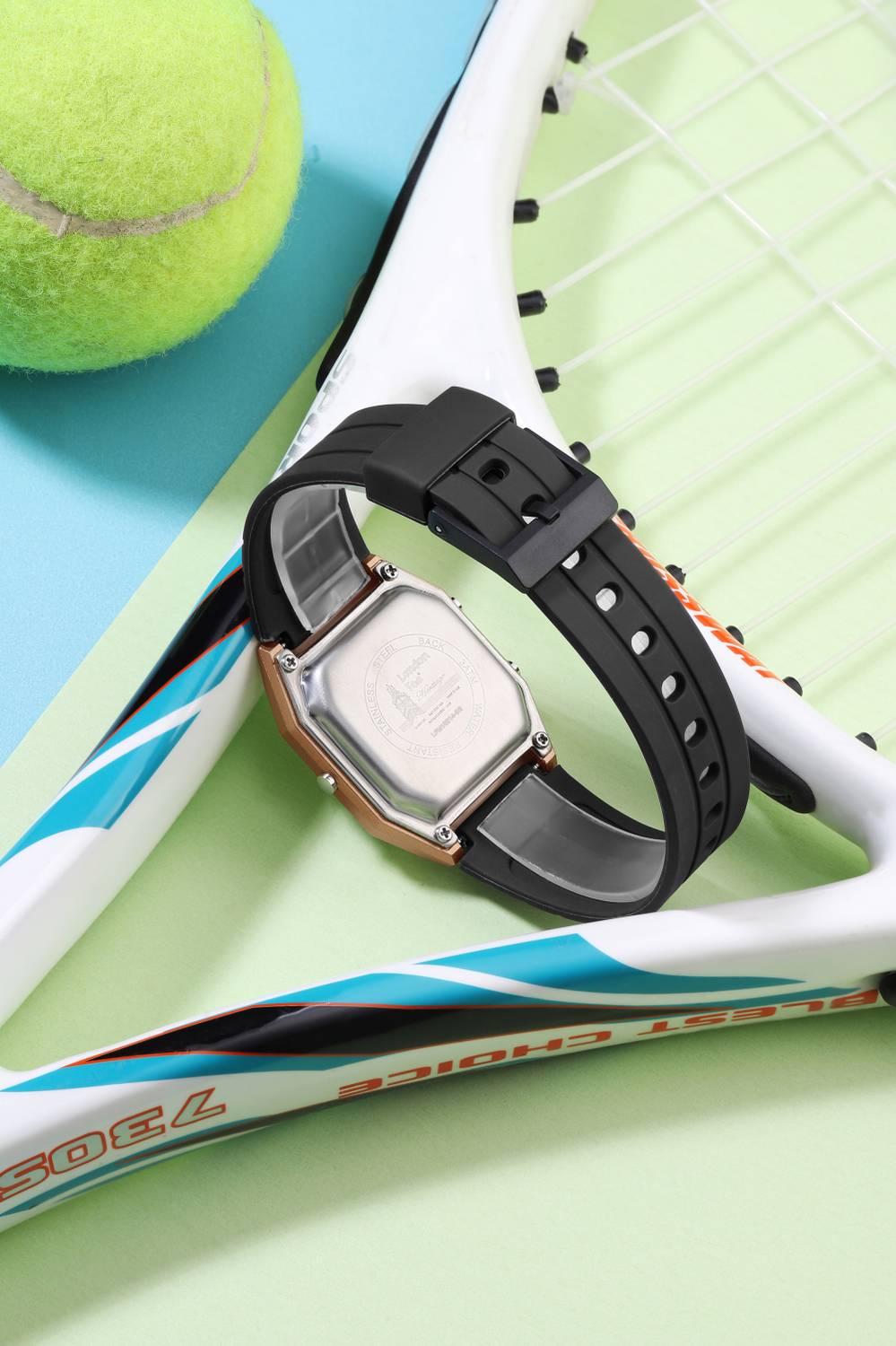 London Silver Dial Rose Gold Case Watch - Image 5