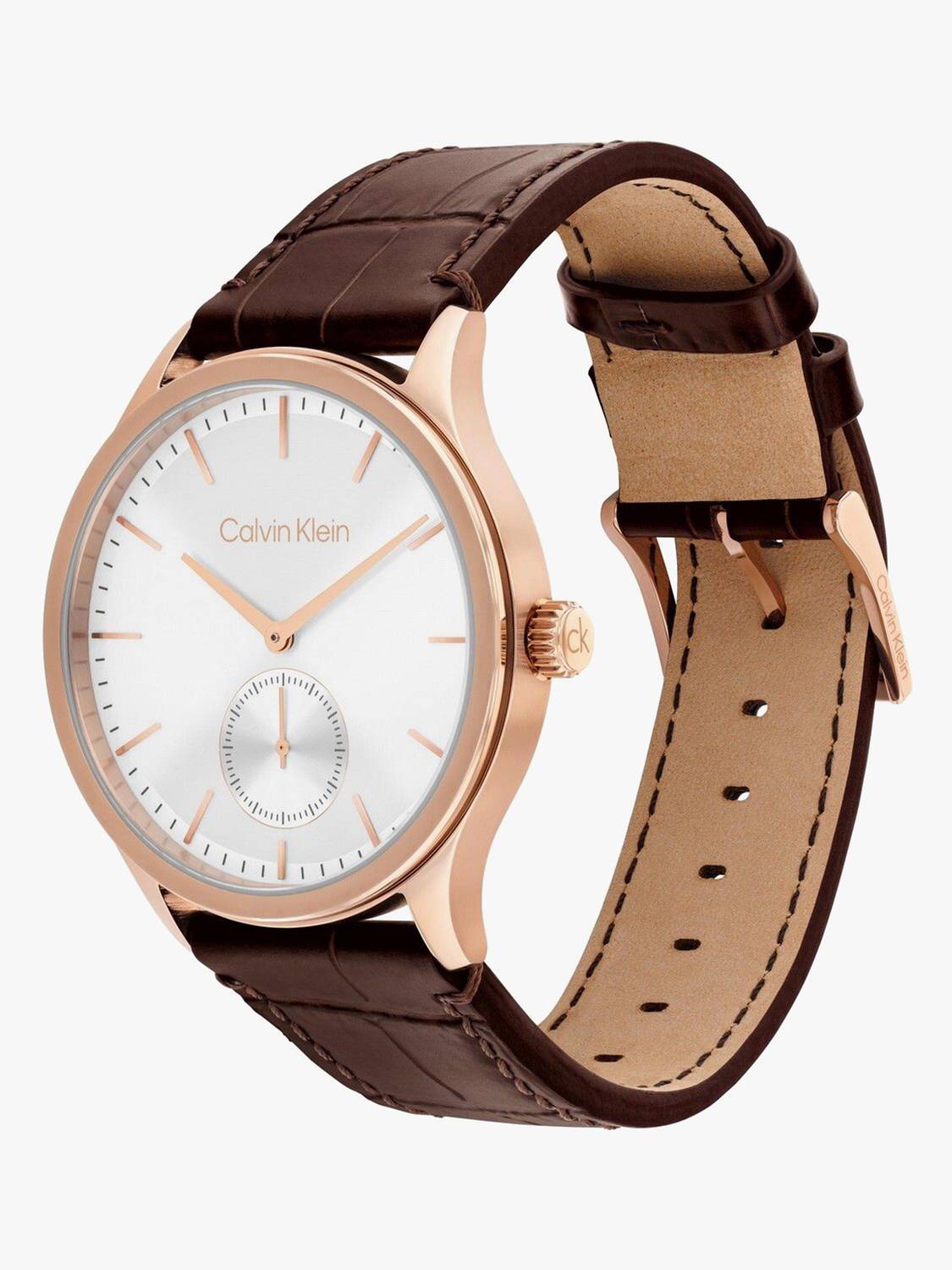 Calvin Klein Men's Tailored Quartz Silver Dial Watch 25200553 - Image 2