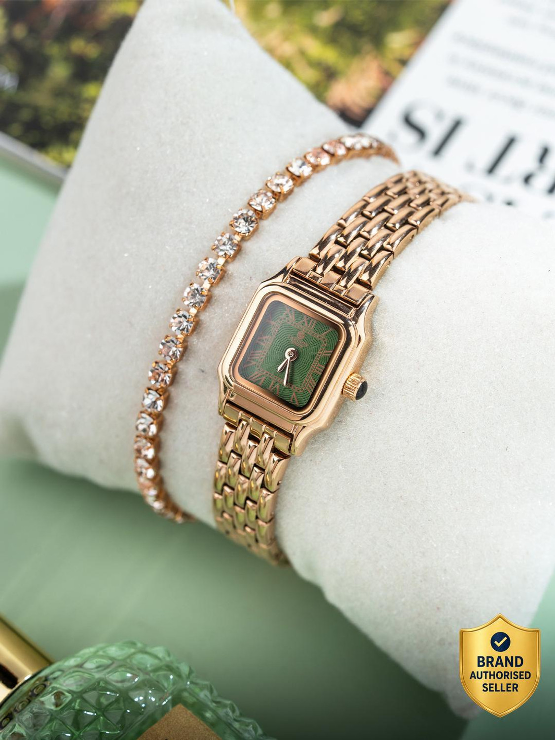 Image of CARLTON LONDON CLWWS-01 Chloe Mini Dial Analog Watch - For Women