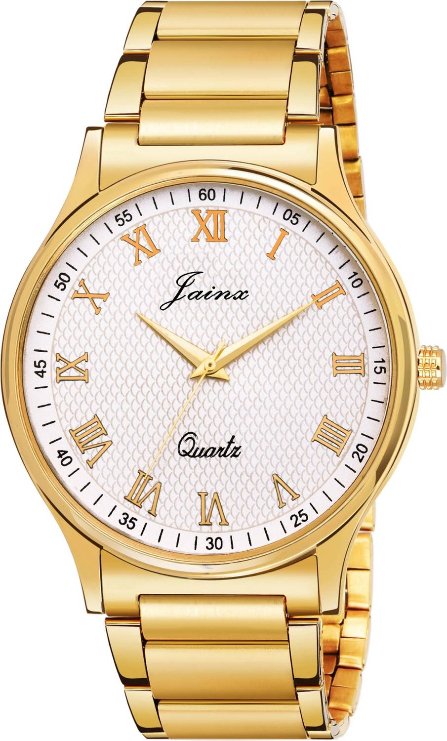 JAINX Golden Premium Analog Watch - For Men - Buy JAINX Golden