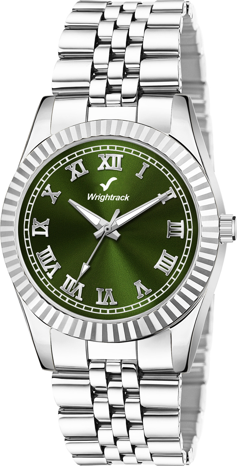 Image of Wrightrack Astrological Full Roman Premium Stainless Steel Bracelet for Luck & Prosperity Astrological Full Roman Premium Stainless Steel Bracelet for Luck & Prosperity Analog Watch - For Men