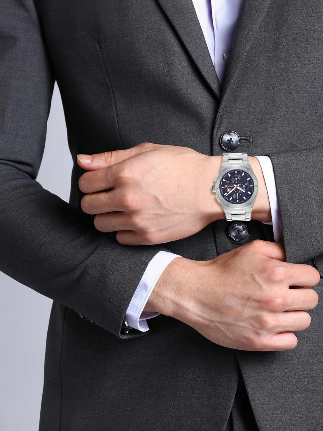 Image of Swiss Military Hanowa SIDEWINDER SIDEWINDER CHRONO Analog Watch - For Men