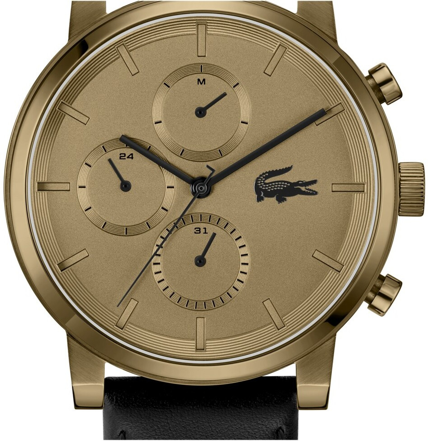 Image of LACOSTE REPLAY Lacoste Replay Qtz Multifunction Khaki Round Dial Men's Watch - 2011483 Analog Watch - For Men
