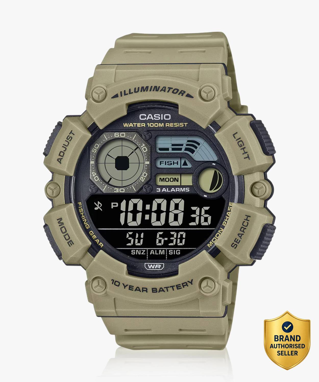 CASIO WS-1500H-5BVDF Youth Digital Watch - For Men