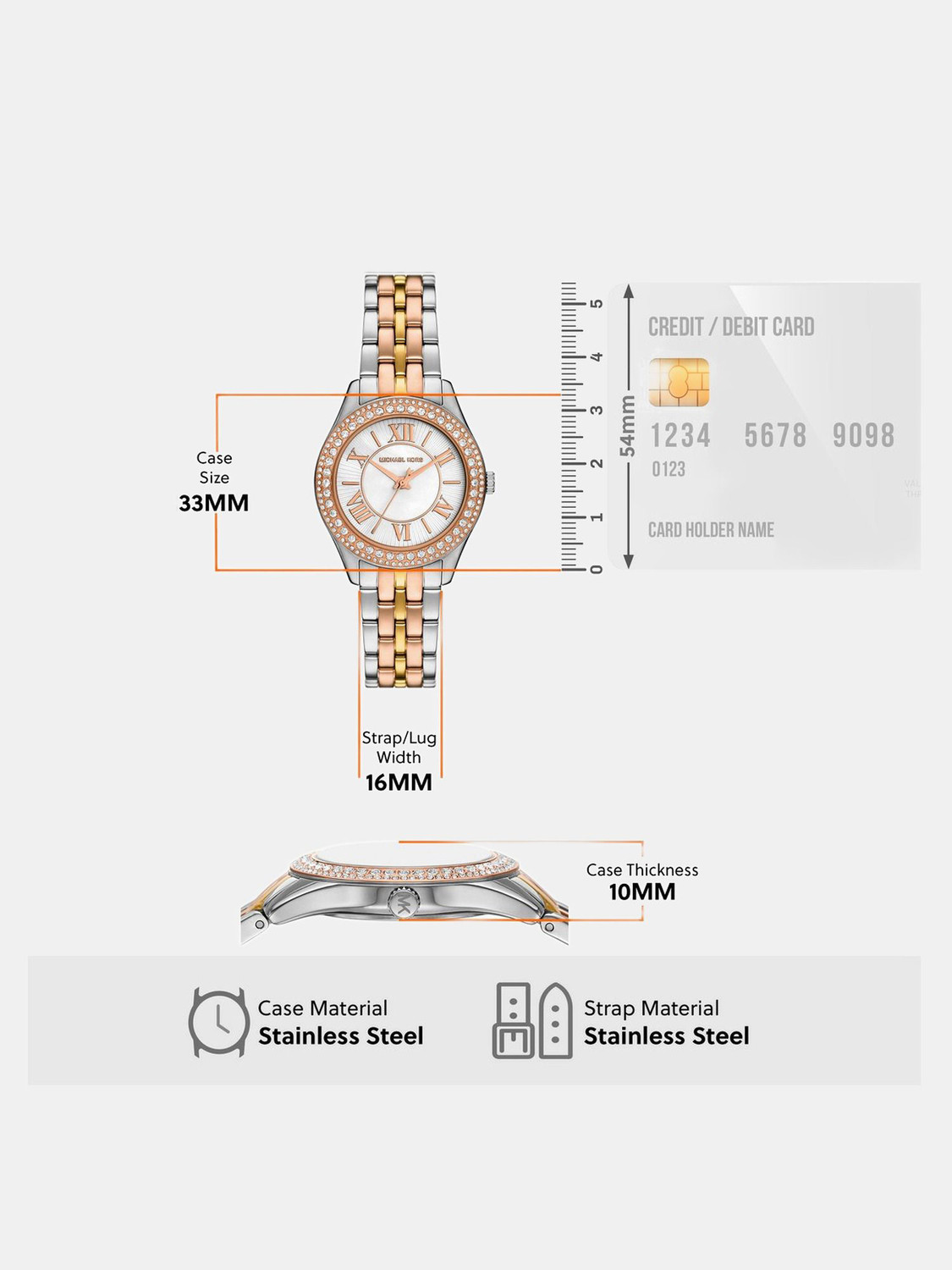 Image of MICHAEL KORS Harlowe Harlowe Analog Watch - For Women