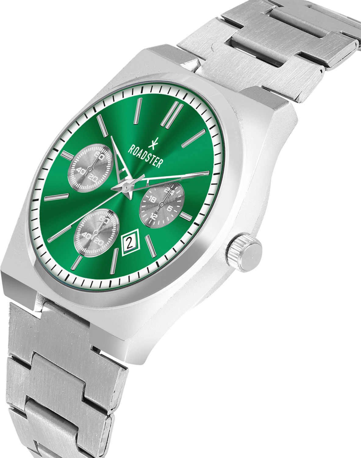 Image of Roadster RDSTR-9507 Roadster Stainless Steel Chain Watch For Mens Quartz Wrist Chrono Brand Classic Analog Watch - For Men