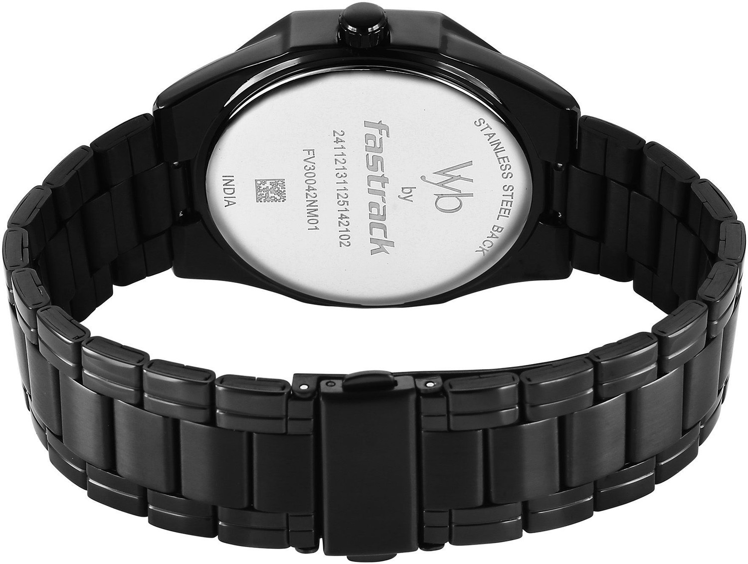 Image of Fastrack Vyb Quest Fastrack Vyb Quest Quartz Blue Dial Black Strap Analog Watch - For Men