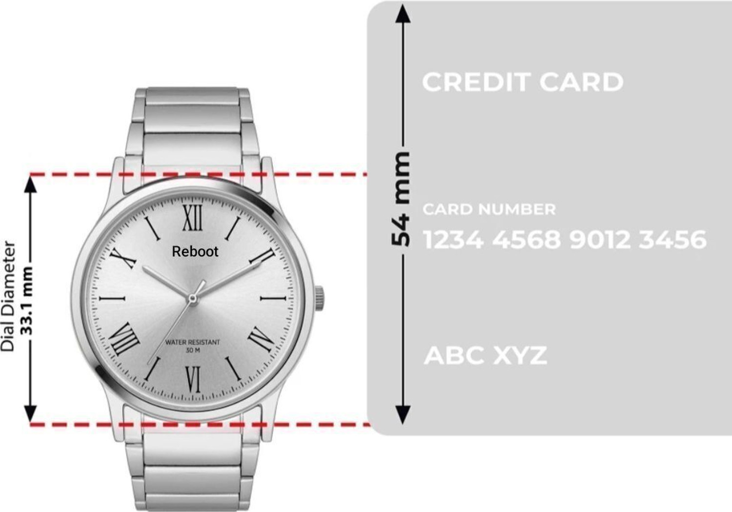Image of Reboot RB347 RB347 Astro Silver Dial with Roman Number Stainless Steel Self Adjustable size Analog Watch - For Men